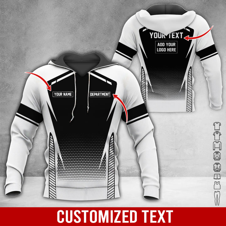 Personalized Name And Text Color Over Printed Clothes NJ721