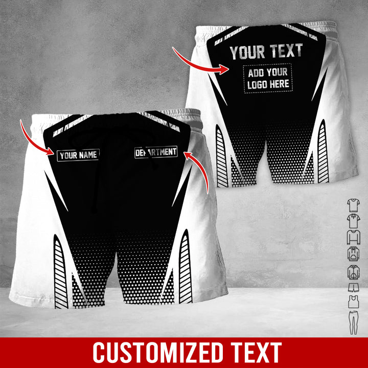 Personalized Name And Text Color Over Printed Clothes NJ721