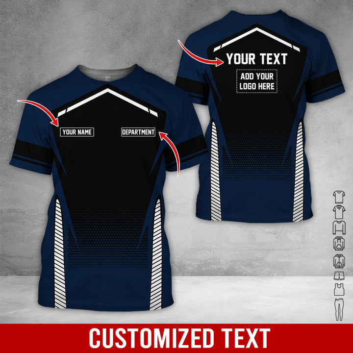Personalized Name And Text Color Over Printed Clothes NJ721