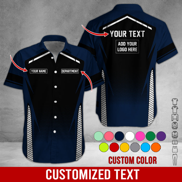 Personalized Name And Text Color Over Printed Clothes NJ721