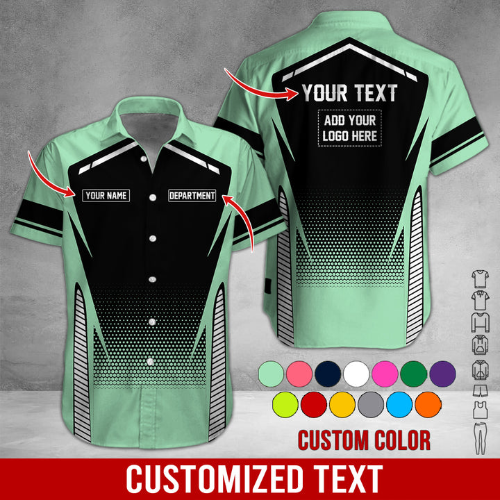 Personalized Name And Text Color Over Printed Clothes NJ721