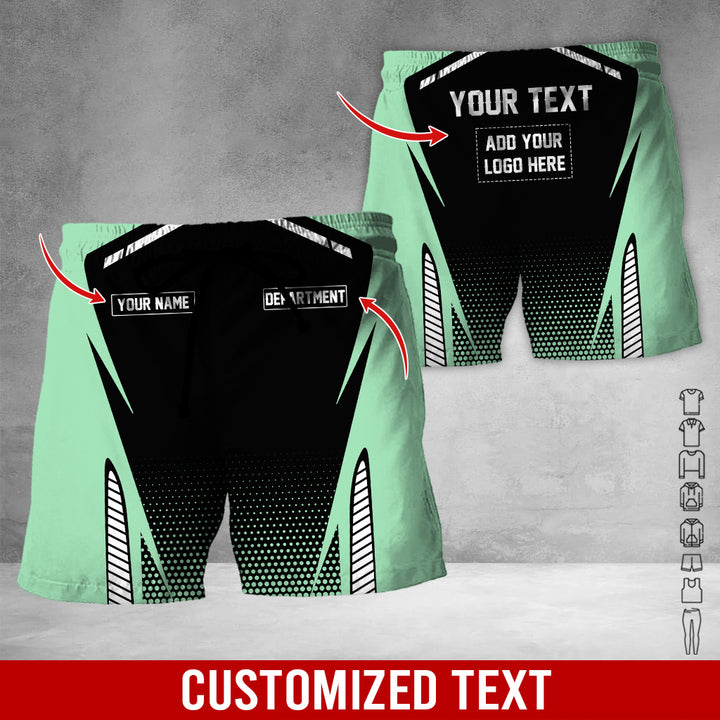 Personalized Name And Text Color Over Printed Clothes NJ721