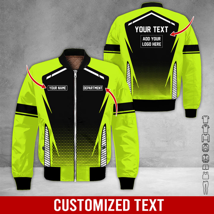 Personalized Name And Text Color Over Printed Clothes NJ721