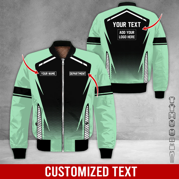 Personalized Name And Text Color Over Printed Clothes NJ721