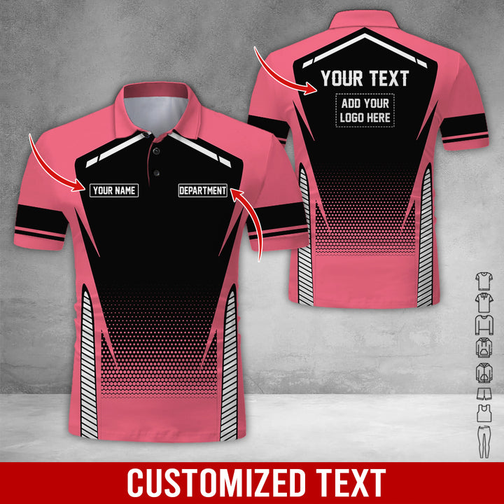 Personalized Name And Text Color Over Printed Clothes NJ721
