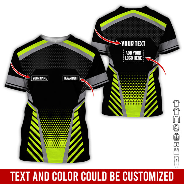 Personalized Name And Text Color Over Printed Clothes SU806