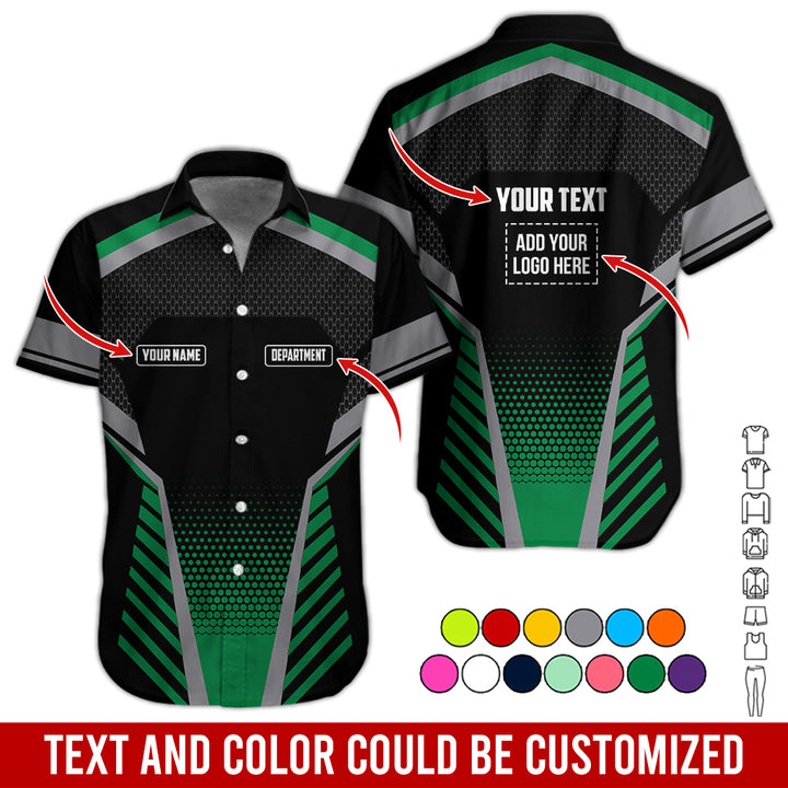Personalized Name And Text Color Over Printed Clothes SU806