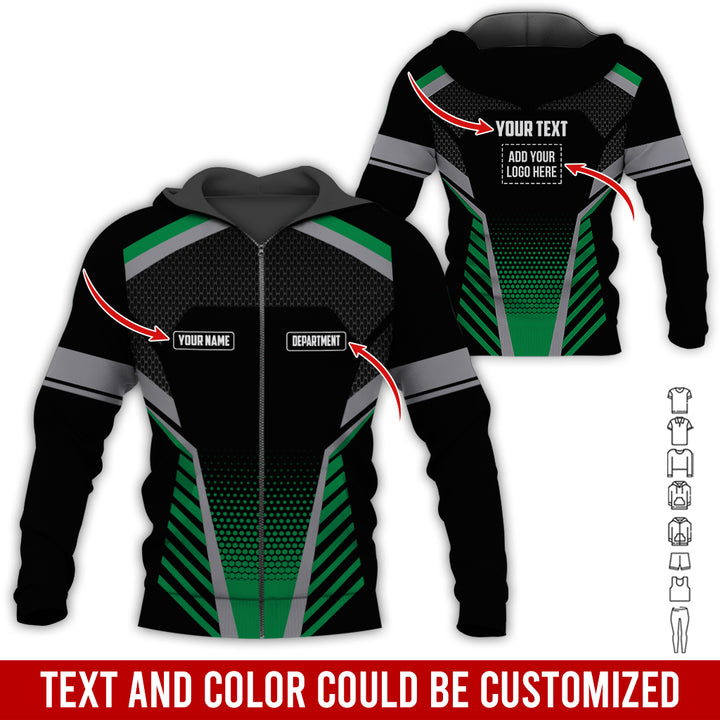 Personalized Name And Text Color Over Printed Clothes SU806