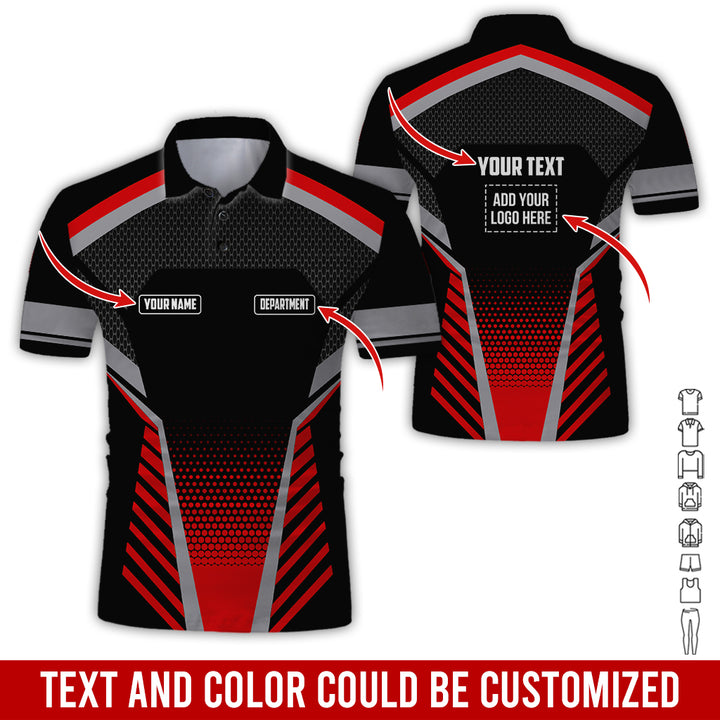 Personalized Name And Text Color Over Printed Clothes SU806