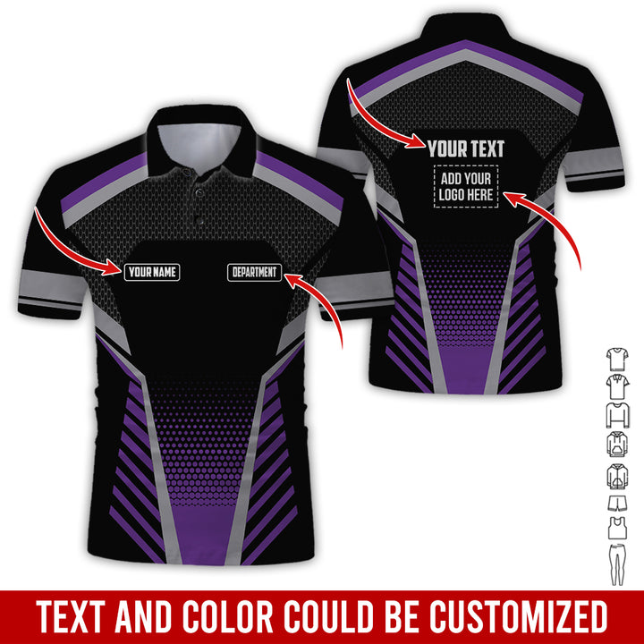Personalized Name And Text Color Over Printed Clothes SU806