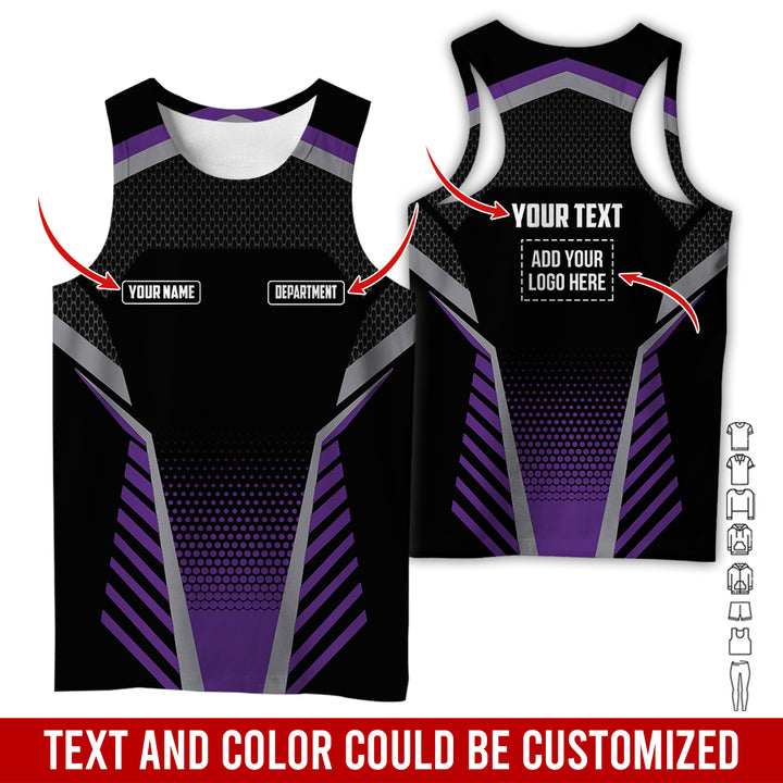Personalized Name And Text Color Over Printed Clothes SU806
