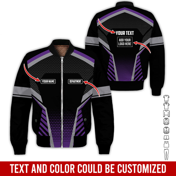 Personalized Name And Text Color Over Printed Clothes SU806