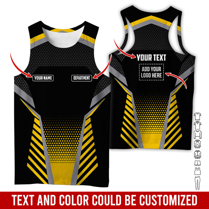 Personalized Name And Text Color Over Printed Clothes SU806