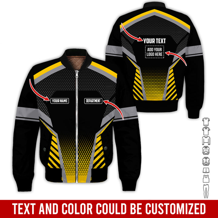 Personalized Name And Text Color Over Printed Clothes SU806
