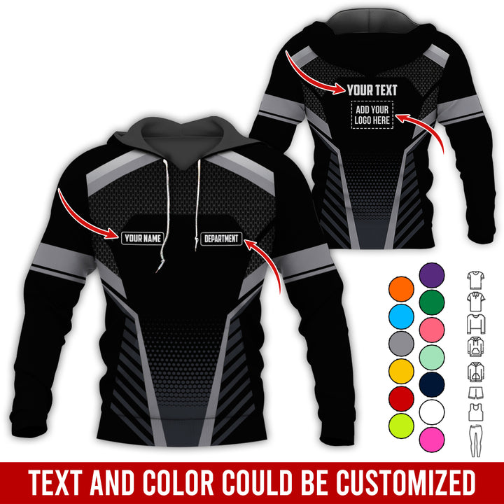 Personalized Name And Text Color Over Printed Clothes SU806