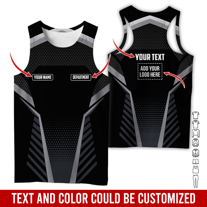 Personalized Name And Text Color Over Printed Clothes SU806