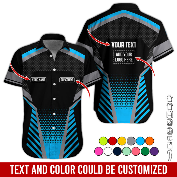 Personalized Name And Text Color Over Printed Clothes SU806