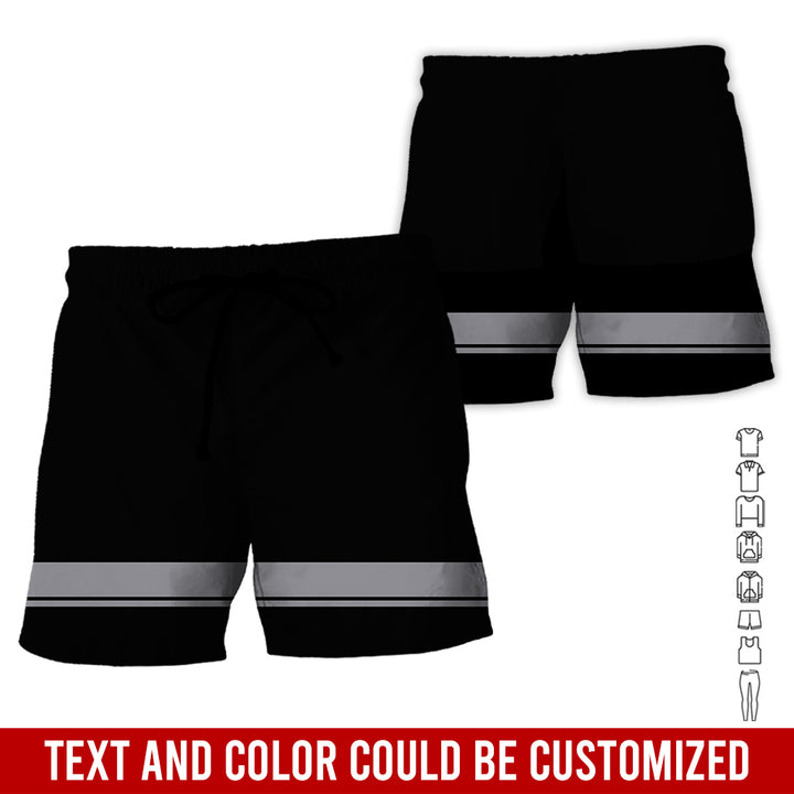 Personalized Name And Text Color Over Printed Clothes SU806