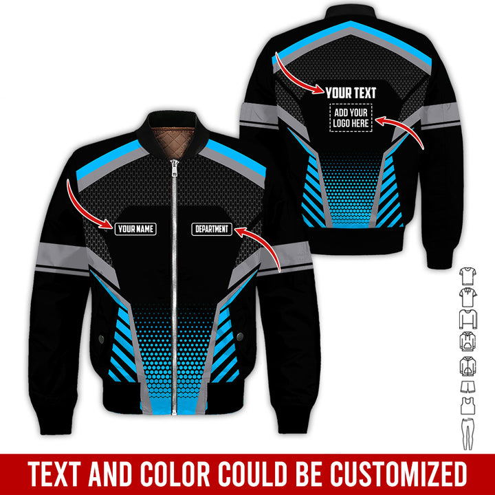 Personalized Name And Text Color Over Printed Clothes SU806