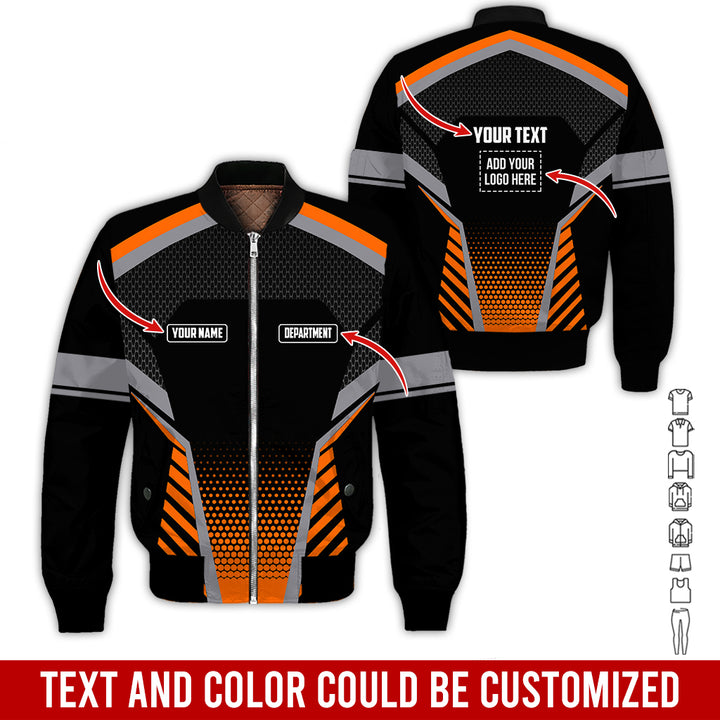 Personalized Name And Text Color Over Printed Clothes SU806