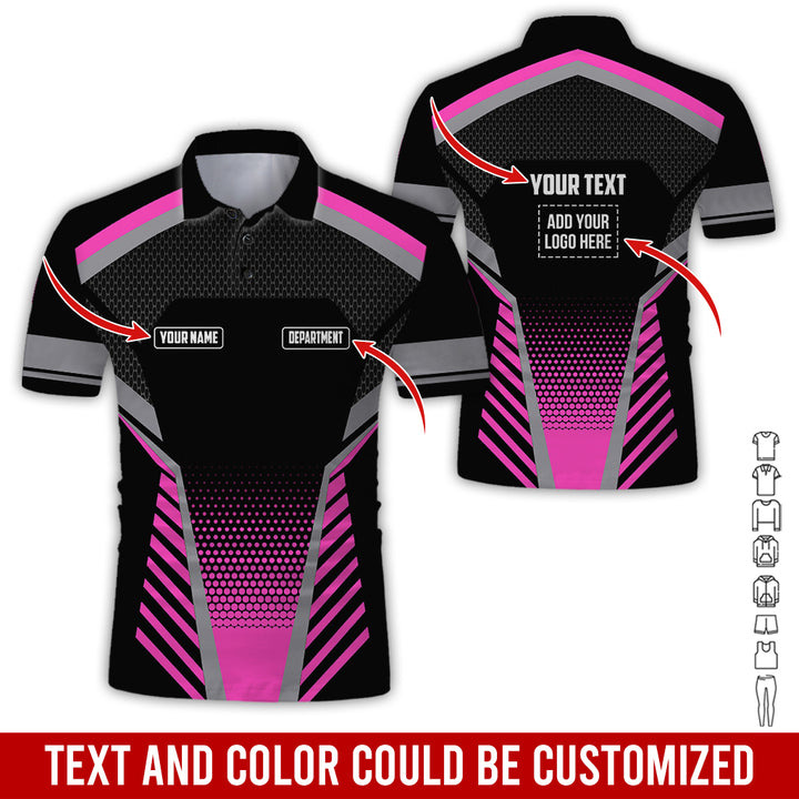 Personalized Name And Text Color Over Printed Clothes SU806