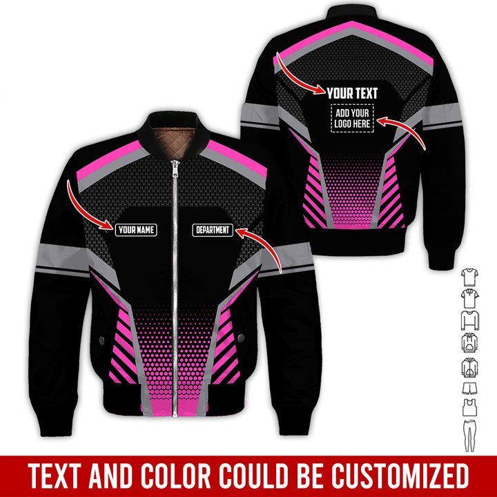 Personalized Name And Text Color Over Printed Clothes SU806