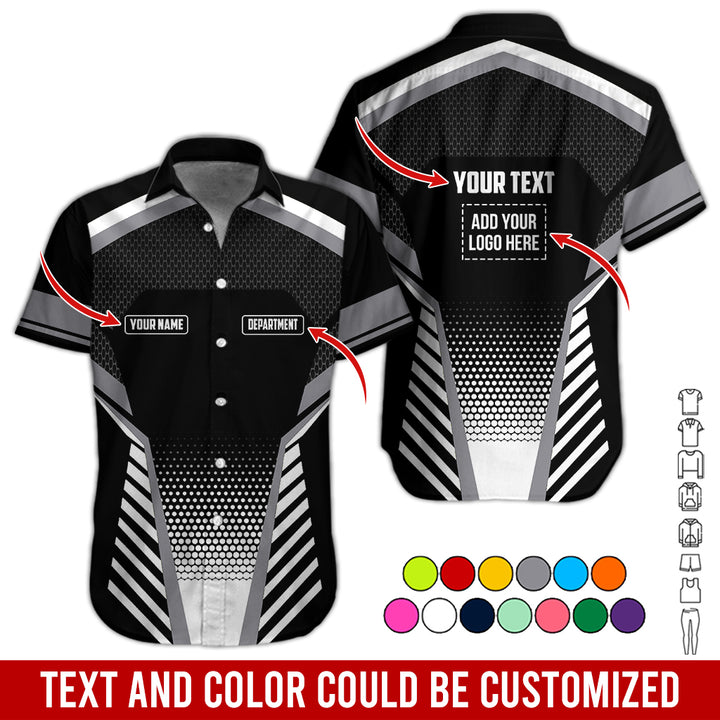 Personalized Name And Text Color Over Printed Clothes SU806