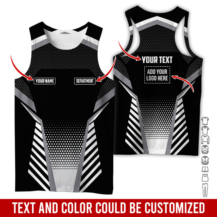 Personalized Name And Text Color Over Printed Clothes SU806