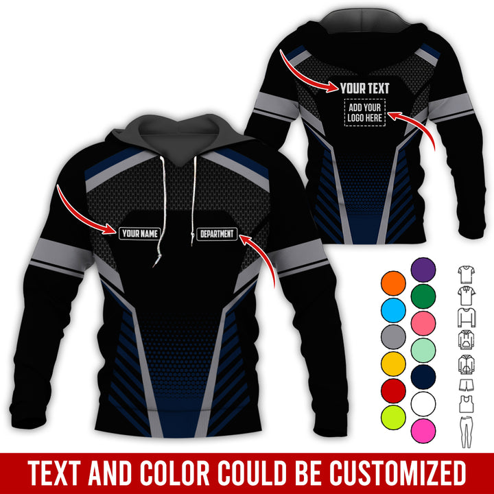 Personalized Name And Text Color Over Printed Clothes SU806