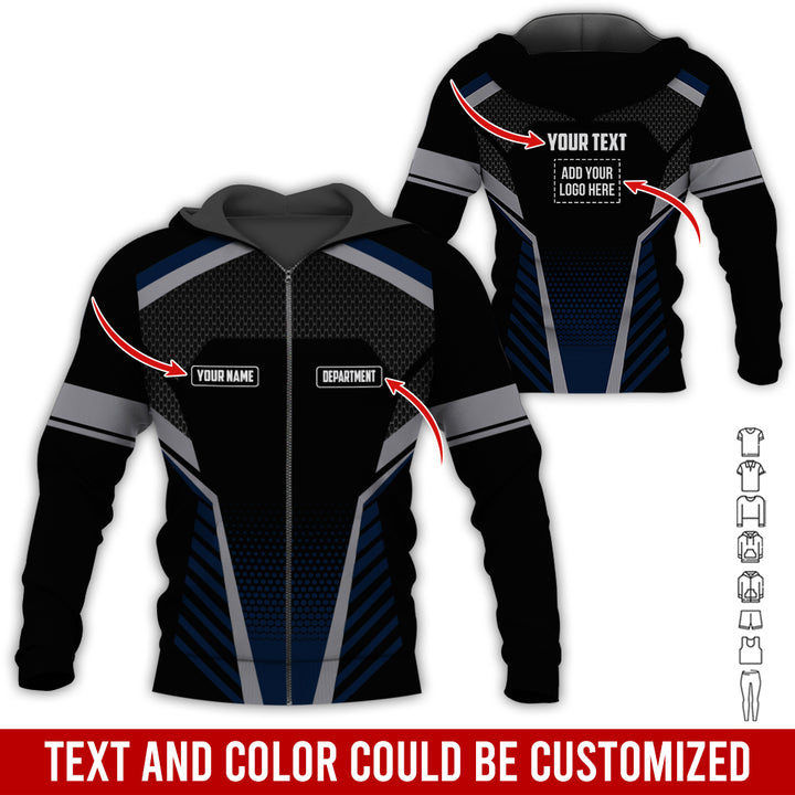 Personalized Name And Text Color Over Printed Clothes SU806