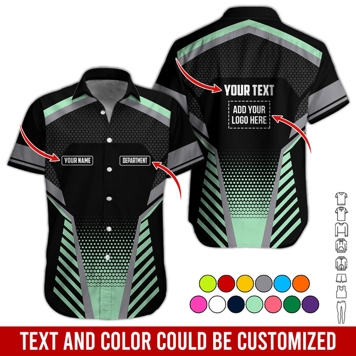 Personalized Name And Text Color Over Printed Clothes SU806