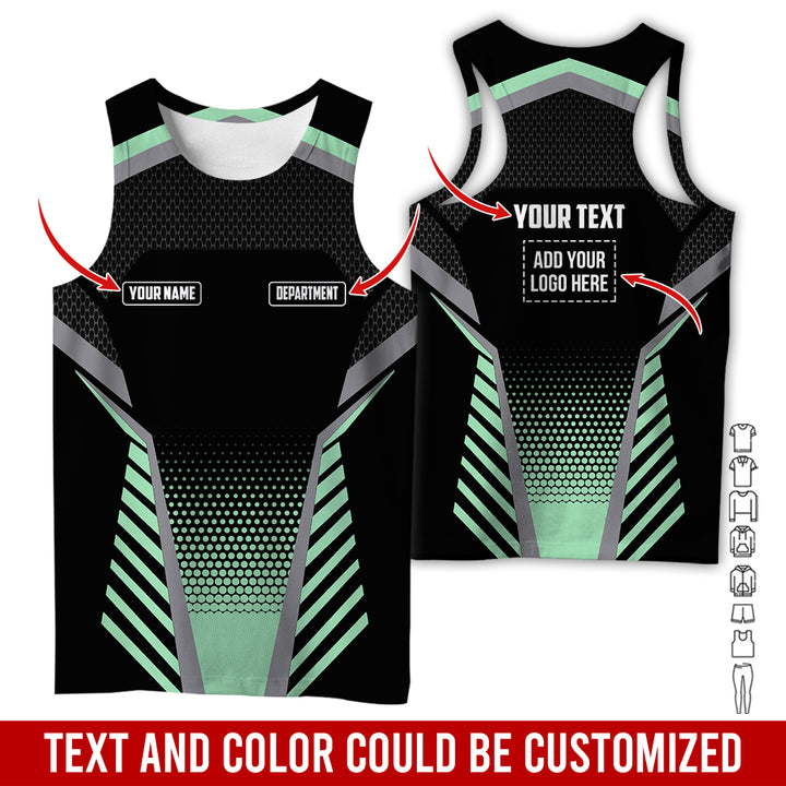 Personalized Name And Text Color Over Printed Clothes SU806