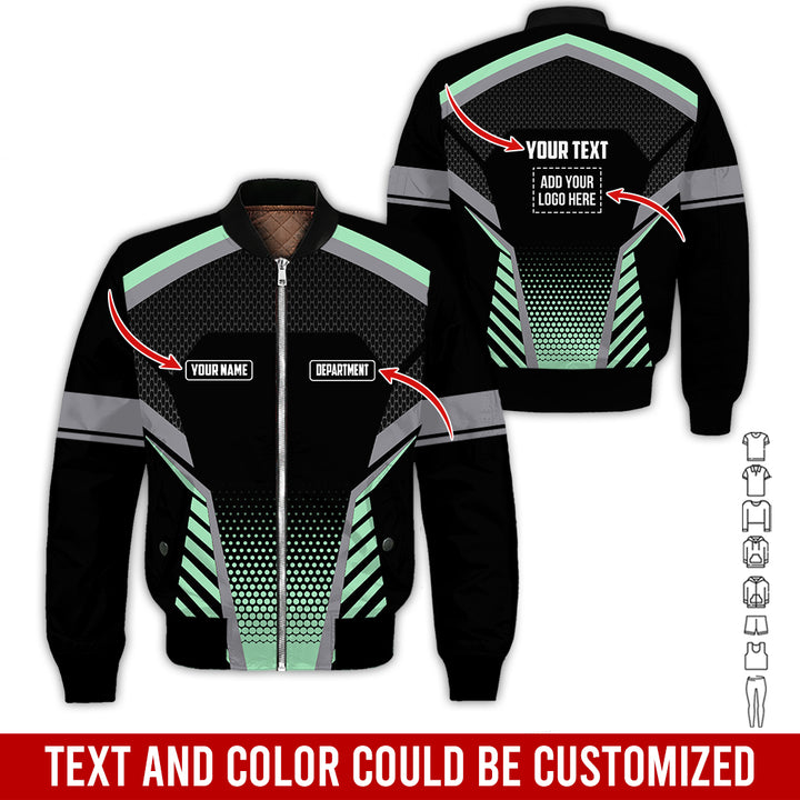 Personalized Name And Text Color Over Printed Clothes SU806