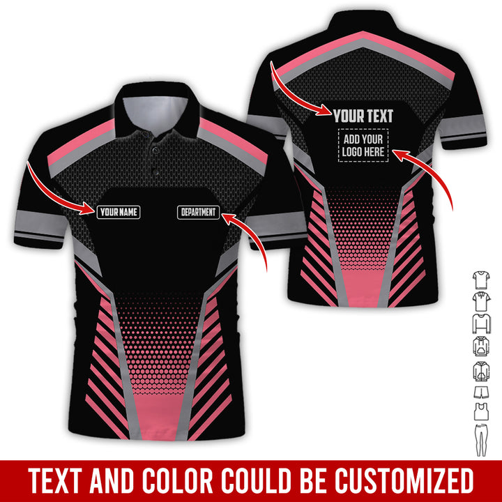 Personalized Name And Text Color Over Printed Clothes SU806