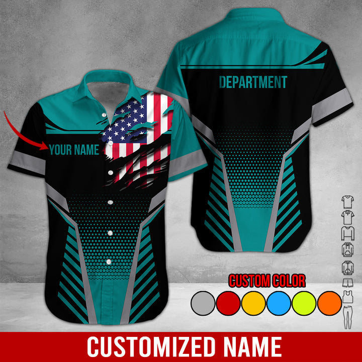 Custom Workwear Style 3D All Over Printed Clothes DV898