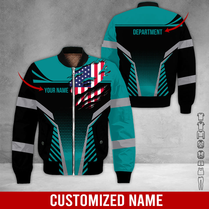 Custom Workwear Style 3D All Over Printed Clothes DV898