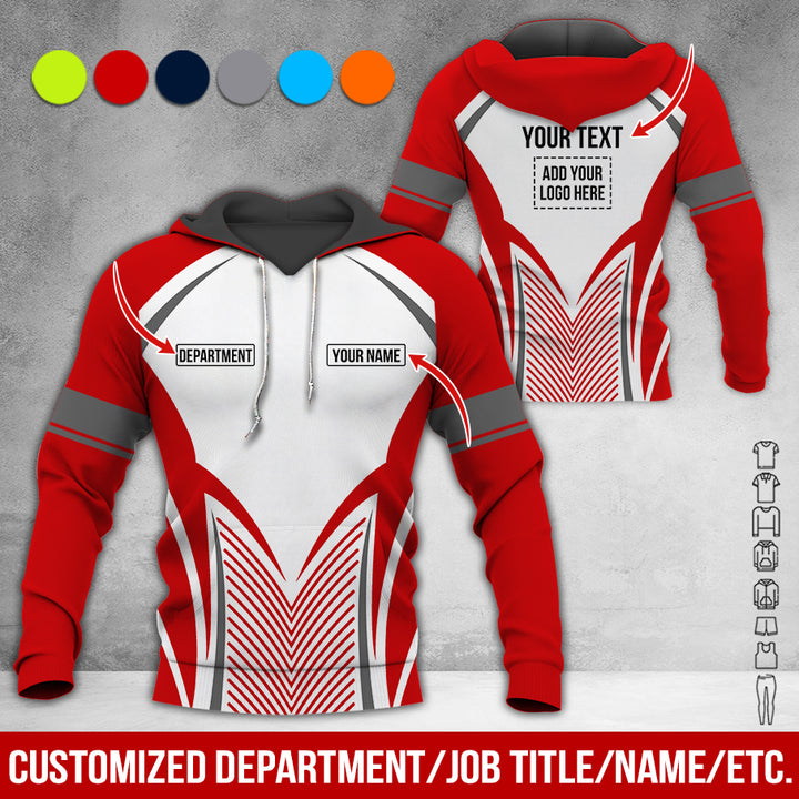 Customized Text Heavy Equipment Uniform Full Colors All Over Printed Clothes SC128