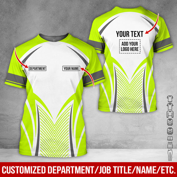 Customized Text Heavy Equipment Uniform Full Colors All Over Printed Clothes SC128
