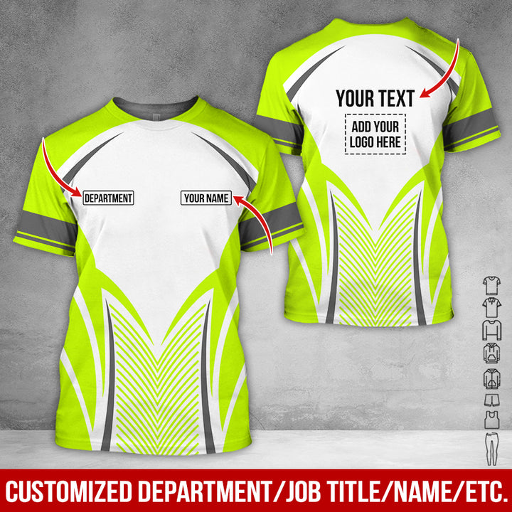 Customized Text Heavy Equipment Uniform Full Colors All Over Printed Clothes SC128
