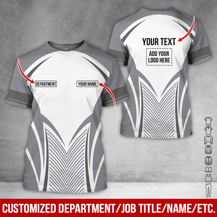 Customized Text Heavy Equipment Uniform Full Colors All Over Printed Clothes SC128