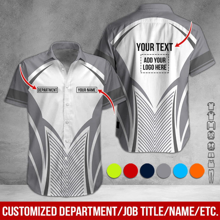Customized Text Heavy Equipment Uniform Full Colors All Over Printed Clothes SC128