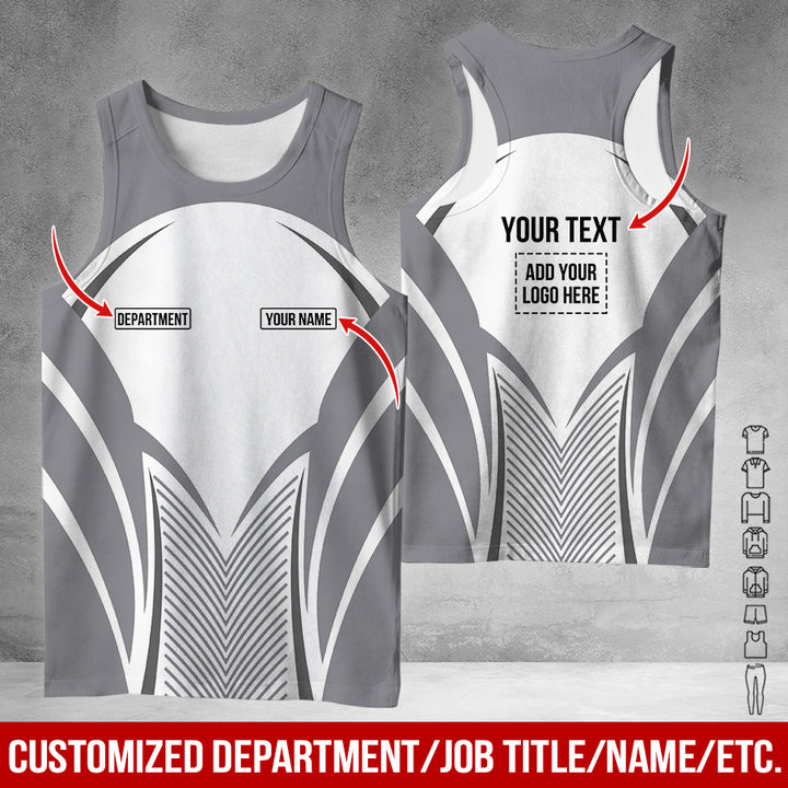 Customized Text Heavy Equipment Uniform Full Colors All Over Printed Clothes SC128
