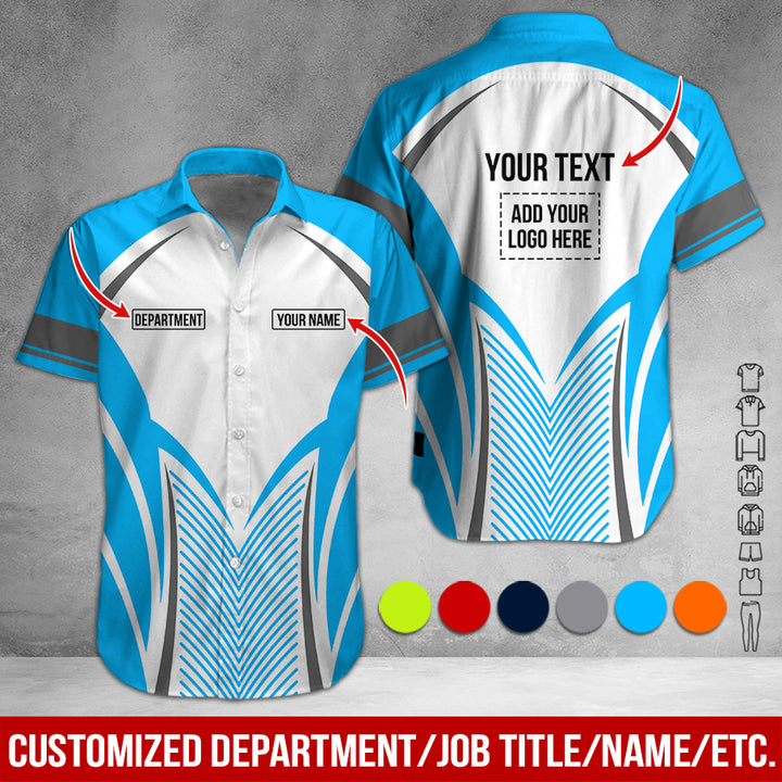 Customized Text Heavy Equipment Uniform Full Colors All Over Printed Clothes SC128