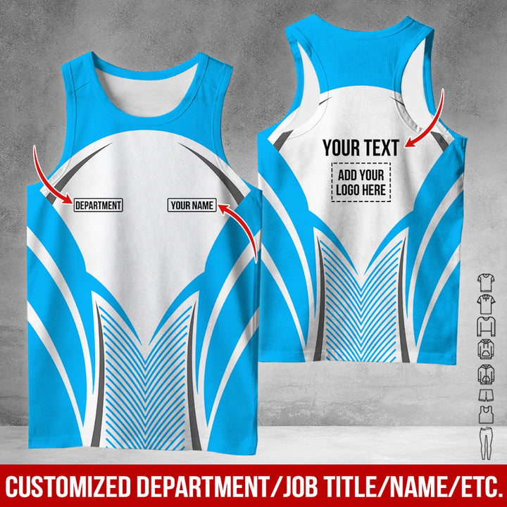 Customized Text Heavy Equipment Uniform Full Colors All Over Printed Clothes SC128
