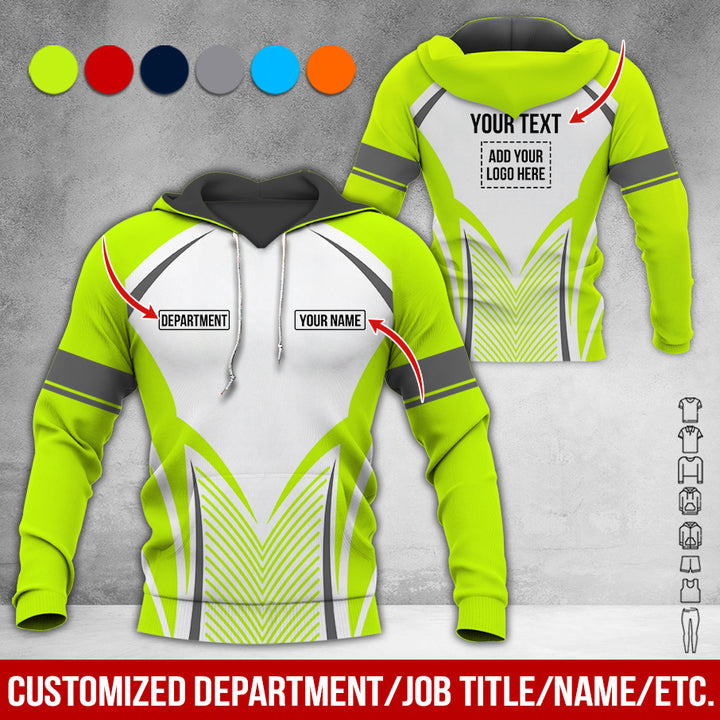 Customized Text Heavy Equipment Uniform Full Colors All Over Printed Clothes SC128