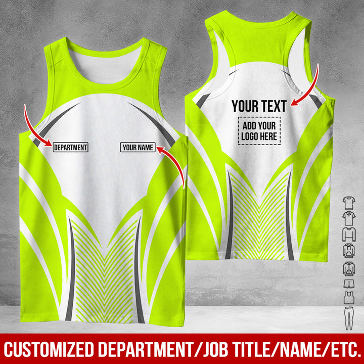 Customized Text Heavy Equipment Uniform Full Colors All Over Printed Clothes SC128