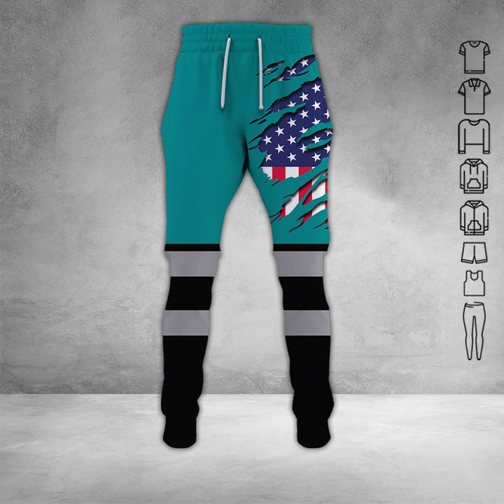 Custom Workwear Style 3D All Over Printed Clothes DV898