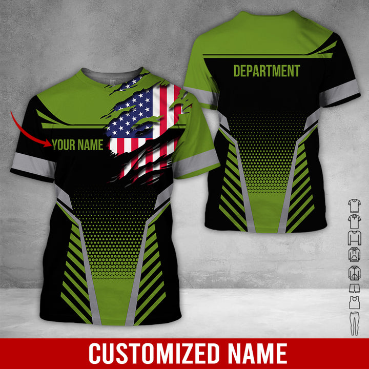 Custom Workwear Style 3D All Over Printed Clothes DV898
