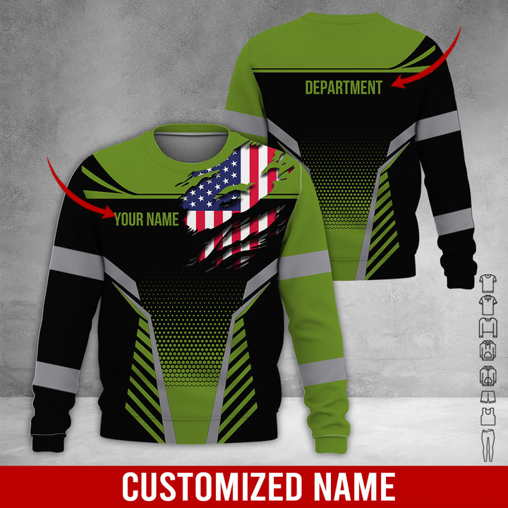 Custom Workwear Style 3D All Over Printed Clothes DV898