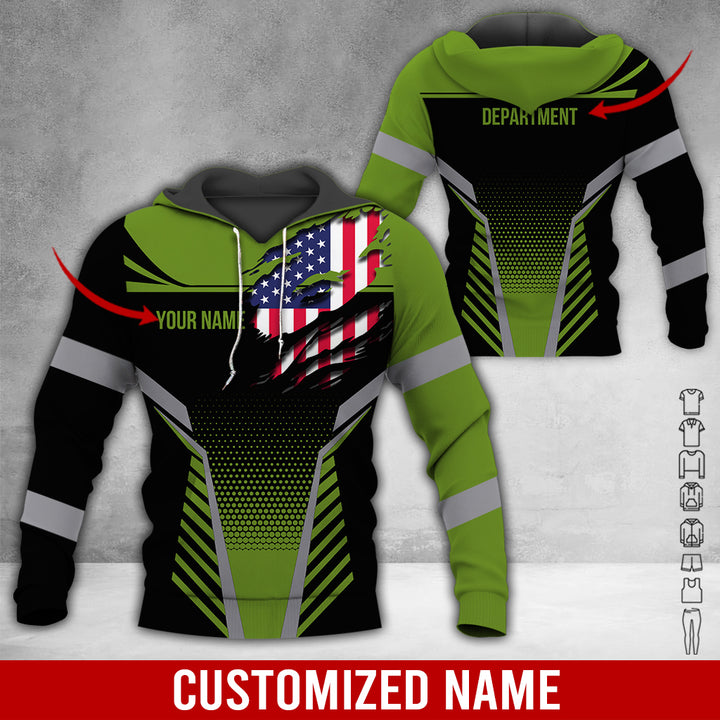 Custom Workwear Style 3D All Over Printed Clothes DV898